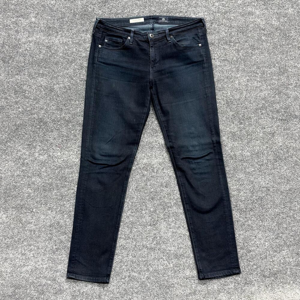 AG Adriano Goldschmied Jeans Womens 28R Blue Stevie Ankle Slim Straight Stretch